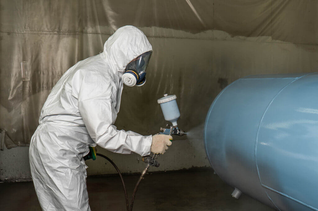 Покраска резервуаров